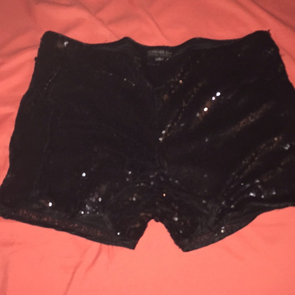 Sequin shorts